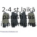 Комплект тормозных колодок, дисковый тормоз BLUE PRINT ADG04249