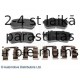 Комплект тормозных колодок, дисковый тормоз BLUE PRINT ADG042119