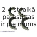 Комплект тормозных колодок, стояночная тормозная система BLUE PRINT ADG04133