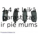 Комплект тормозных колодок, дисковый тормоз BLUE PRINT ADC44270