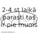 Комплект тормозных колодок, дисковый тормоз BLUE PRINT ADC44261