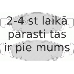 Bremžu uzliku kompl., Disku bremzes FERODO FDB1523