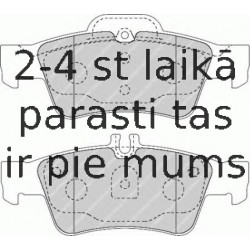 Bremžu uzliku kompl., Disku bremzes FERODO FDB1526