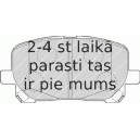 Bremžu uzliku kompl., Disku bremzes FERODO FDB1529