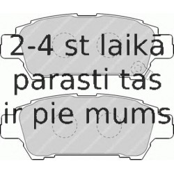 Bremžu uzliku kompl., Disku bremzes FERODO FDB1530