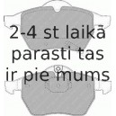 Bremžu uzliku kompl., Disku bremzes FERODO FDB1535