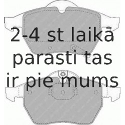 Bremžu uzliku kompl., Disku bremzes FERODO FDB1535