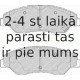 Bremžu uzliku kompl., Disku bremzes FERODO FDB1536