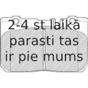 Bremžu uzliku kompl., Disku bremzes FERODO FDB1554