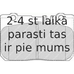 Bremžu uzliku kompl., Disku bremzes FERODO FDB1554