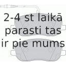 Bremžu uzliku kompl., Disku bremzes FERODO FDB1556