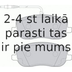 Bremžu uzliku kompl., Disku bremzes FERODO FDB1556