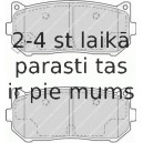 Bremžu uzliku kompl., Disku bremzes FERODO FDB1569