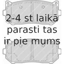 Bremžu uzliku kompl., Disku bremzes FERODO FDB1569