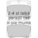 Bremžu uzliku kompl., Disku bremzes FERODO FDB1570