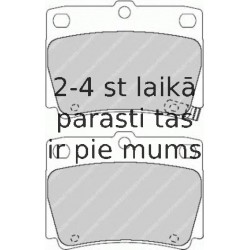 Bremžu uzliku kompl., Disku bremzes FERODO FDB1570