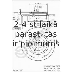 Тормозной диск AP 14364