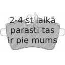 Bremžu uzliku kompl., Disku bremzes FERODO FDB1593