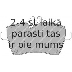 Bremžu uzliku kompl., Disku bremzes FERODO FDB1593