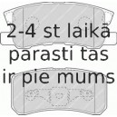 Bremžu uzliku kompl., Disku bremzes FERODO FDB1604