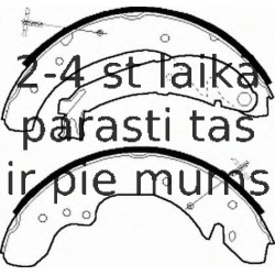 Комплект тормозных колодок FERODO FSB534