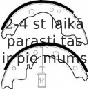 Комплект тормозных колодок FERODO FSB407