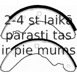 Bremžu loku komplekts FERODO FSB387