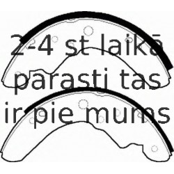 Bremžu loku komplekts FERODO FSB386