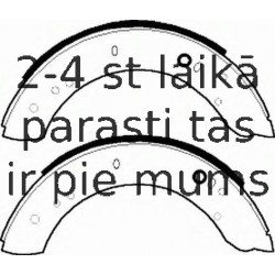 Комплект тормозных колодок FERODO FSB347