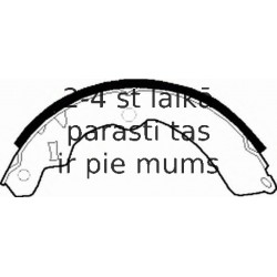 Bremžu loku komplekts FERODO FSB316