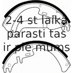 Комплект тормозных колодок FERODO FSB3