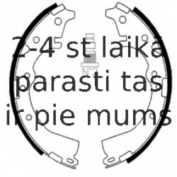 Комплект тормозных колодок FERODO FSB284