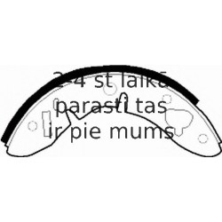 Комплект тормозных колодок FERODO FSB278