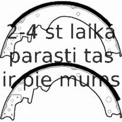 Комплект тормозных колодок FERODO FSB250