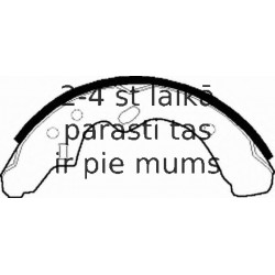 Комплект тормозных колодок FERODO FSB239