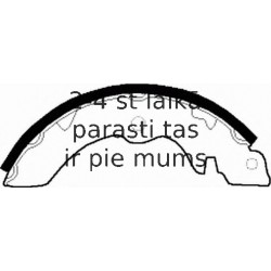 Комплект тормозных колодок FERODO FSB230