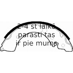 Комплект тормозных колодок FERODO FSB220