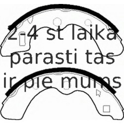 Комплект тормозных колодок FERODO FSB161