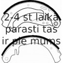 Комплект тормозных колодок FERODO FSB157