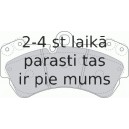 Bremžu uzliku kompl., Disku bremzes FERODO FDB1625