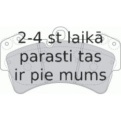 Bremžu uzliku kompl., Disku bremzes FERODO FDB1626