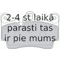 Bremžu uzliku kompl., Disku bremzes FERODO FDB1627