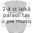 Bremžu uzliku kompl., Disku bremzes FERODO FDB1629