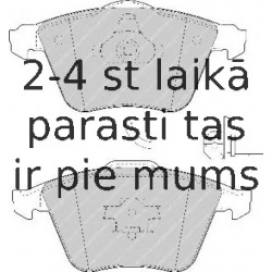 Bremžu uzliku kompl., Disku bremzes FERODO FDB1629