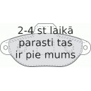 Bremžu uzliku kompl., Disku bremzes FERODO FDB1630