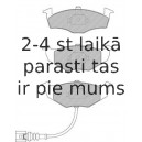 Bremžu uzliku kompl., Disku bremzes FERODO FDB1634