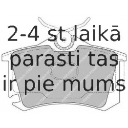 Bremžu uzliku kompl., Disku bremzes FERODO FDB1637