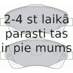 Bremžu uzliku kompl., Disku bremzes FERODO FDB1648