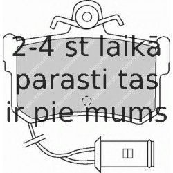 Bremžu uzliku kompl., Disku bremzes FERODO FDB463