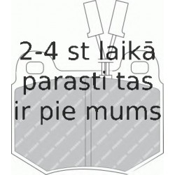 Bremžu uzliku kompl., Disku bremzes FERODO FDB448